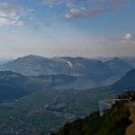 Lake Lucerne from the Stanserhorn Summit