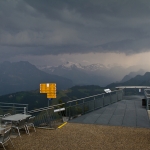 Storm rolling towards the Stanserhorn Summit