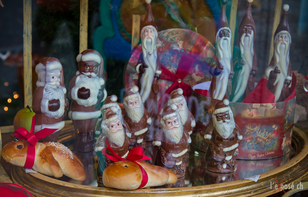 Chocolate Santa Display