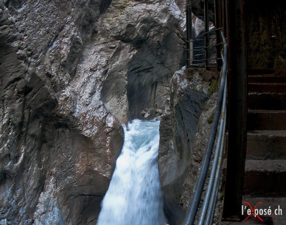 Inside the Rosenlaui Gorge