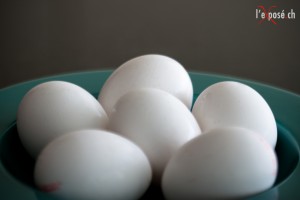 White Eggs in a Bowl